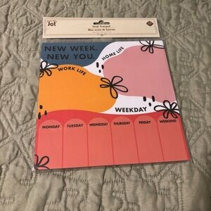 🆕 Weekly Desk Notepad, New in Package